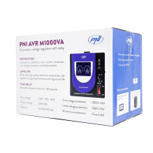 Įtampos stabilizatorius su rele PNI AVR M1000VA, 2,7A, 600W, 1000VA