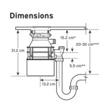 Food waste disposer ISE...