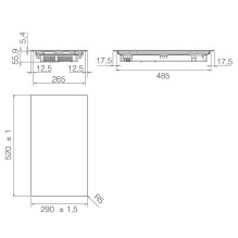 Hob ELICA PRIMIS 302 BL