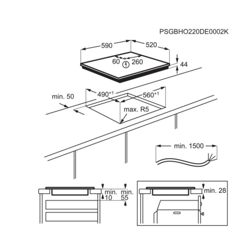 Hob ELECTROLUX EIT60433CT