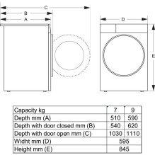 Dryer GORENJE D2HNE7E