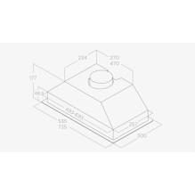 Hood ELICA ERA C BL / A / 52