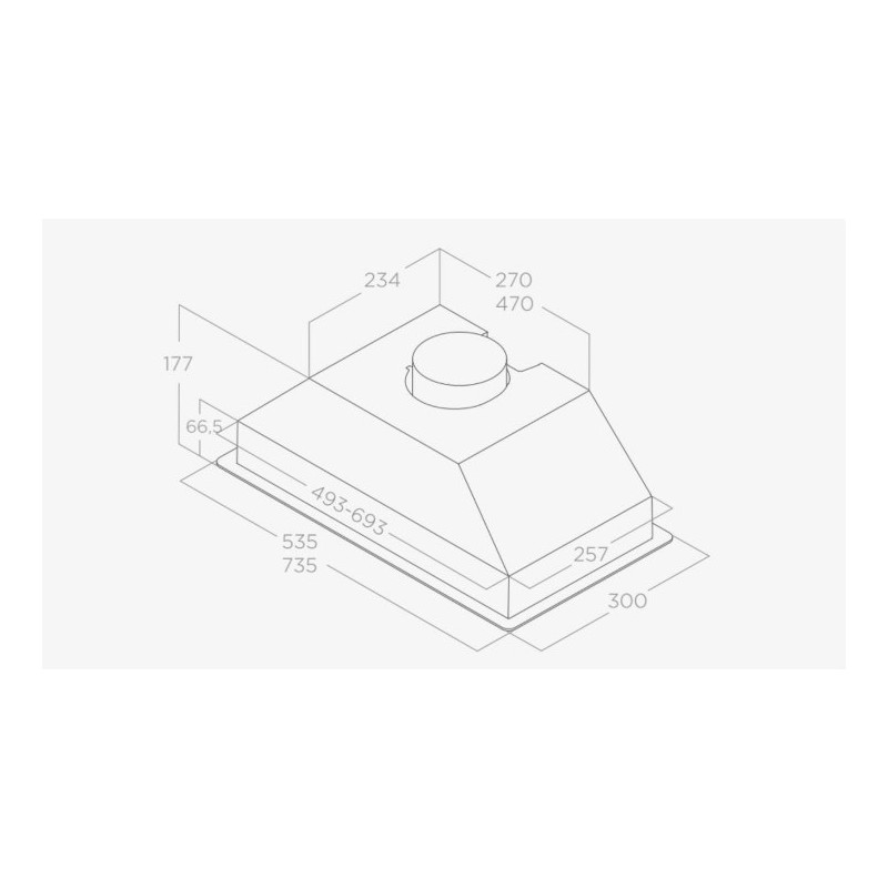 Gartraukis ELICA ERA C BL / A / 52