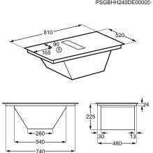 Hob-hood ELECTROLUX ECC8344