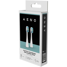 AENO Replacement toothbrush heads, White, Dupont bristles, 2pcs in set (for ADB0001S / ADB0002S)