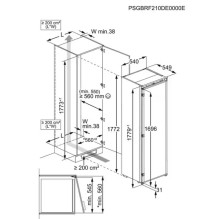 Refrigerator ELECTROLUX ERD6DE18S1