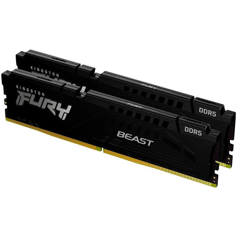 Kingston DRAM 32GB 5200MT / s DDR5 CL40 DIMM (2 rinkinys) FURY Beast Black XMP