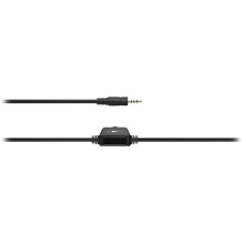 CANYON PC ausinės HSC-1 PC Mic Flat 2m Black