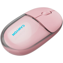 CANYON mouse OnClick 24 BT / Wireless Transparent / Pink