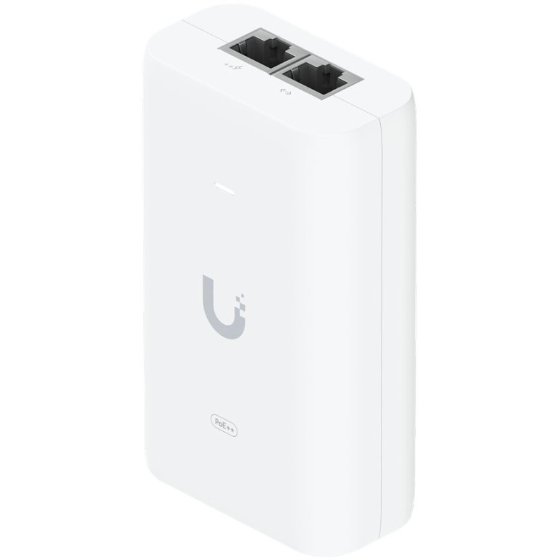 UBIQUITI PoE++ Adapter Delivers up to 60W of PoE++ Surge, peak pulse, and overcurrent protection Contains RJ45 data inpu