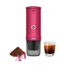 OUTIN nano espreso kavos aparatas, modelis OTEM-01, spalva Crimson Red