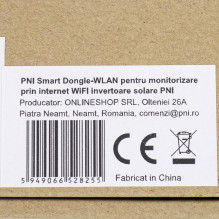 PNI išmanusis „Dongle-WLAN“, skirtas interneto stebėjimui, „WiFi“ saulės keitiklis SC1800C PRO, pagamintas 2023 m. PNI išmanusis „Dongle-WLAN“, skirtas interneto stebėjimui, „WiFi“ saulės keitiklis SC1800C PRO, pagamintas 2023 m.