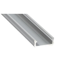 Aluminum surface profile for Lumines LED strips D (gray, 2m)