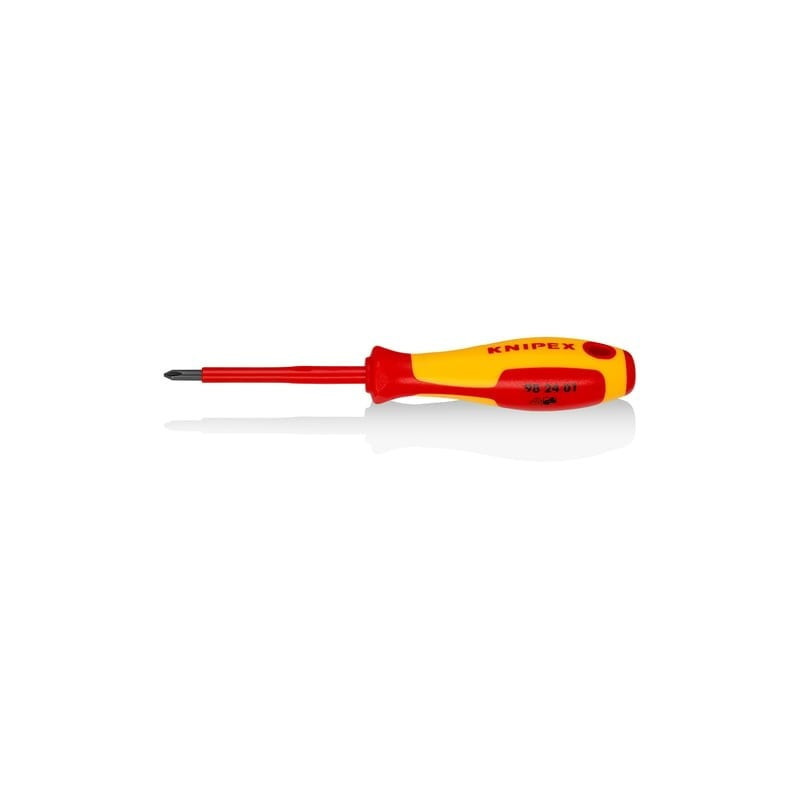 Atsuktuvas izoliuotas Knipex 98 24 01 (PH1, 80mm, 1000V)