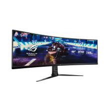 ASUS ROG Strix XG49VQ kompiuterio monitorius 124,5 cm (49") 3840 x 1080 pikselių itin platus „Full HD“ LED juodas