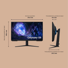 Monitor - Samsung LS27FG510EUXEN 27" QHD 2560x1440 180Hz 1ms