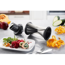 GEFU SPIRELLI XL slicer Manual Black, Stainless steel Plastic, Stainless steel