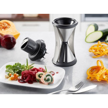 GEFU SPIRELLI XL slicer Manual Black, Stainless steel Plastic, Stainless steel