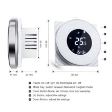 PNI SafeHome PT38R WiFi built-in intelligent thermostat, internet control of thermal power plants, underfloor heating, T