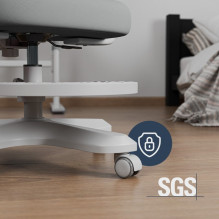 Biuro kėdė - MARK ADLER Junior 4.6 Reguliuojama porankio putų sėdynė pilka