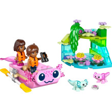 Žaislų rinkinys - LEGO FRIENDS 42681 Axolotl Adventure Boat (Lego, 95 dalys, 2 minifigūrėlės)