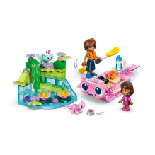 Žaislų rinkinys - LEGO FRIENDS 42681 Axolotl Adventure Boat (Lego, 95 dalys, 2 minifigūrėlės)