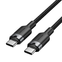 USB Laidas - Vention USB-C į C 3A 60W 2m Juodas
