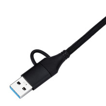 Atminties kortelių skaitytuvas - JJC CR XQD BLACK USB 3.2 Gen1 Type C / USB A
