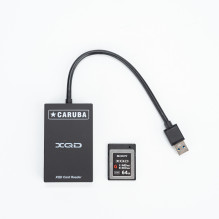Atminties kortelių skaitytuvas - Caruba Cardreader XQD USB 3.0, plug-and-play, LED indikatorius