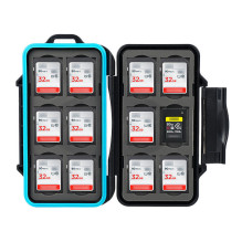 Dėklas - JJC MCR SC24 Atminties Kortelių Laikiklis (12 SD, 12 CFexpress, Patvari Konstrukcija)