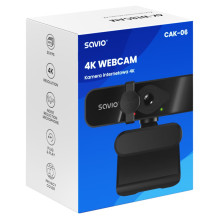 Savio CAK-06 webcam 3840 x 2160 pixels USB Black Savio CAK-06 webcam 3840 x 2160 pixels USB Black