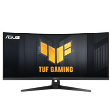 LCD Monitor, ASUS, TUF Gaming VG34VQ3B, 34", Gaming / Curved, Panel VA, 3440x1440, 16:9, 180Hz, 1 ms, Speakers, 90L