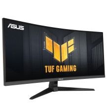 LCD monitorius, ASUS, TUF Gaming VG34VQ3B, 34 colių, žaidimų / išlenktas, skydelis VA, 3440x1440, 16:9, 180Hz, 1 ms, gar