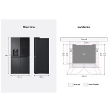 Refrigerator LG GMG960EVJE