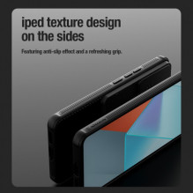 Nillkin „CamShield PRO“ kietas dėklas, skirtas „Xiaomi Redmi Note 13 Pro“, juodas