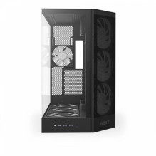 Nzxt H9 Flow RGB+ (2025) juodas Nzxt H9 Flow RGB+ (2025) juodas