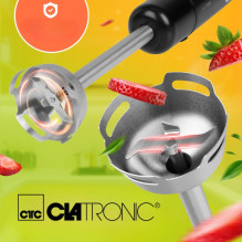 Clatronic SM 3825 Immersion blender 800 W Black, Stainless steel