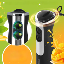 Clatronic SM 3825 Immersion blender 800 W Black, Stainless steel