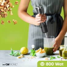 Clatronic SM 3825 Immersion blender 800 W Black, Stainless steel