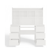 KUBA Desk Set + Extension Piece, White KUBA Desk Set + Extension Piece, White