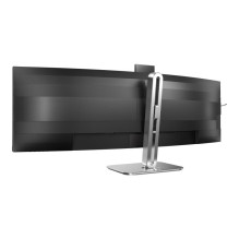 Monitorius - Philips Monitor 49B2U5900CH 49" SuperWide Lenktas 32:9 KVM Webcam Eyesafe