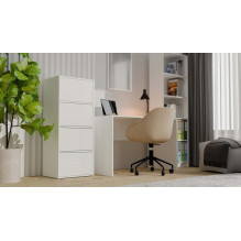 ALMA WHITE CHEST OF DRAWERS