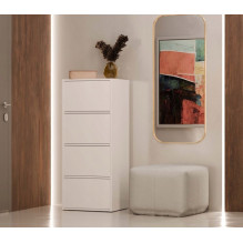 ALMA WHITE CHEST OF DRAWERS