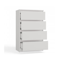 M4 / 60 MALWA CHEST OF DRAWERS 4 DRAWERS WHITE M4 / 60 MALWA CHEST OF DRAWERS 4 DRAWERS WHITE