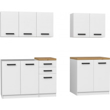 Topeshop KUCHNIA SET 200 BIEL kitchen / dining room furniture set Topeshop KUCHNIA SET 200 BIEL kitchen / dining room furniture set