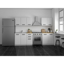 Topeshop KUCHNIA SET 200 BIEL kitchen / dining room furniture set Topeshop KUCHNIA SET 200 BIEL kitchen / dining room furniture set