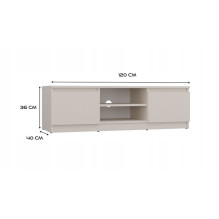 MALWA 120 TV cabinet, cashmere
