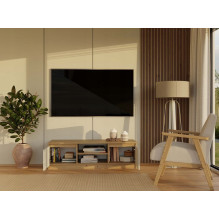 MALWA 120 TV cabinet, artisan oak / cashmere MALWA 120 TV cabinet, artisan oak / cashmere