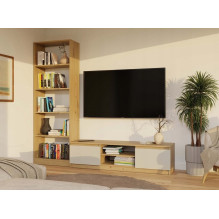 MALWA 140 TV cabinet, artisan oak / cashmere MALWA 140 TV cabinet, artisan oak / cashmere