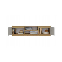 MALWA 140 TV cabinet, artisan oak / cashmere